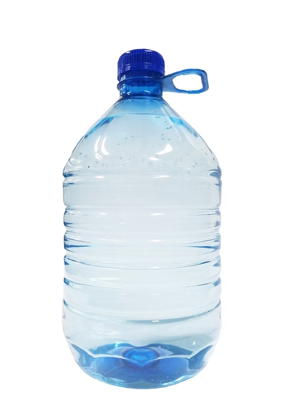 Envase 5000 ml redondo azul PET codigo 91-1-78